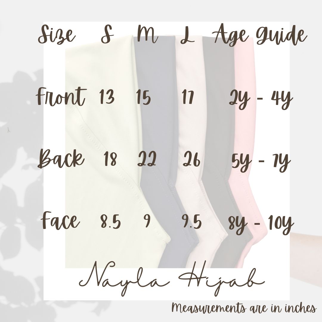 Nayla Hijab Plain (was $11)