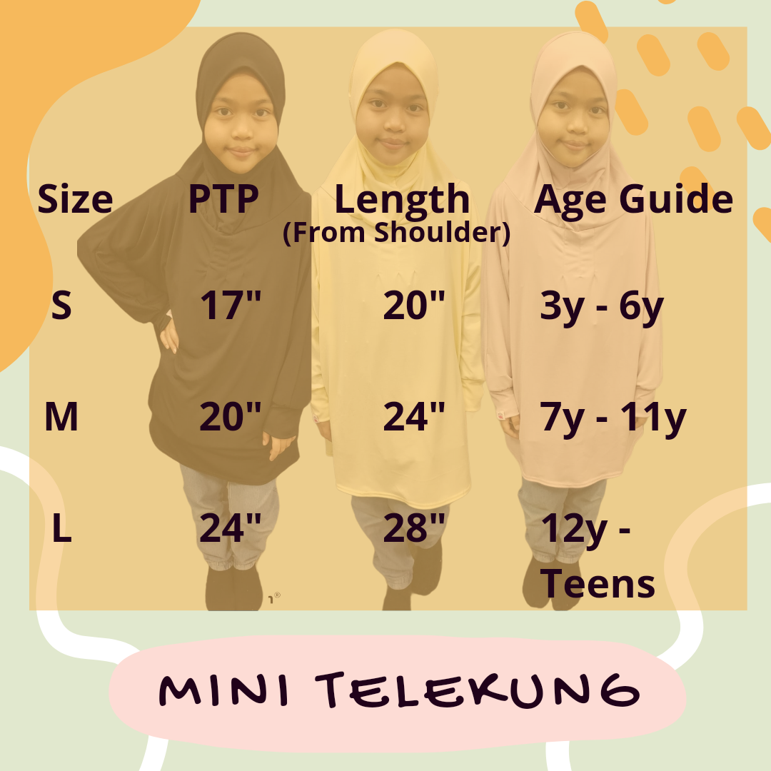 Mini Telekung (old stock) (was $32)