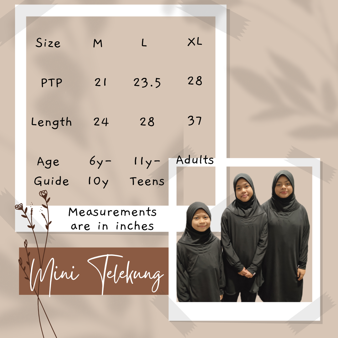 Mini Telekung (was $30)