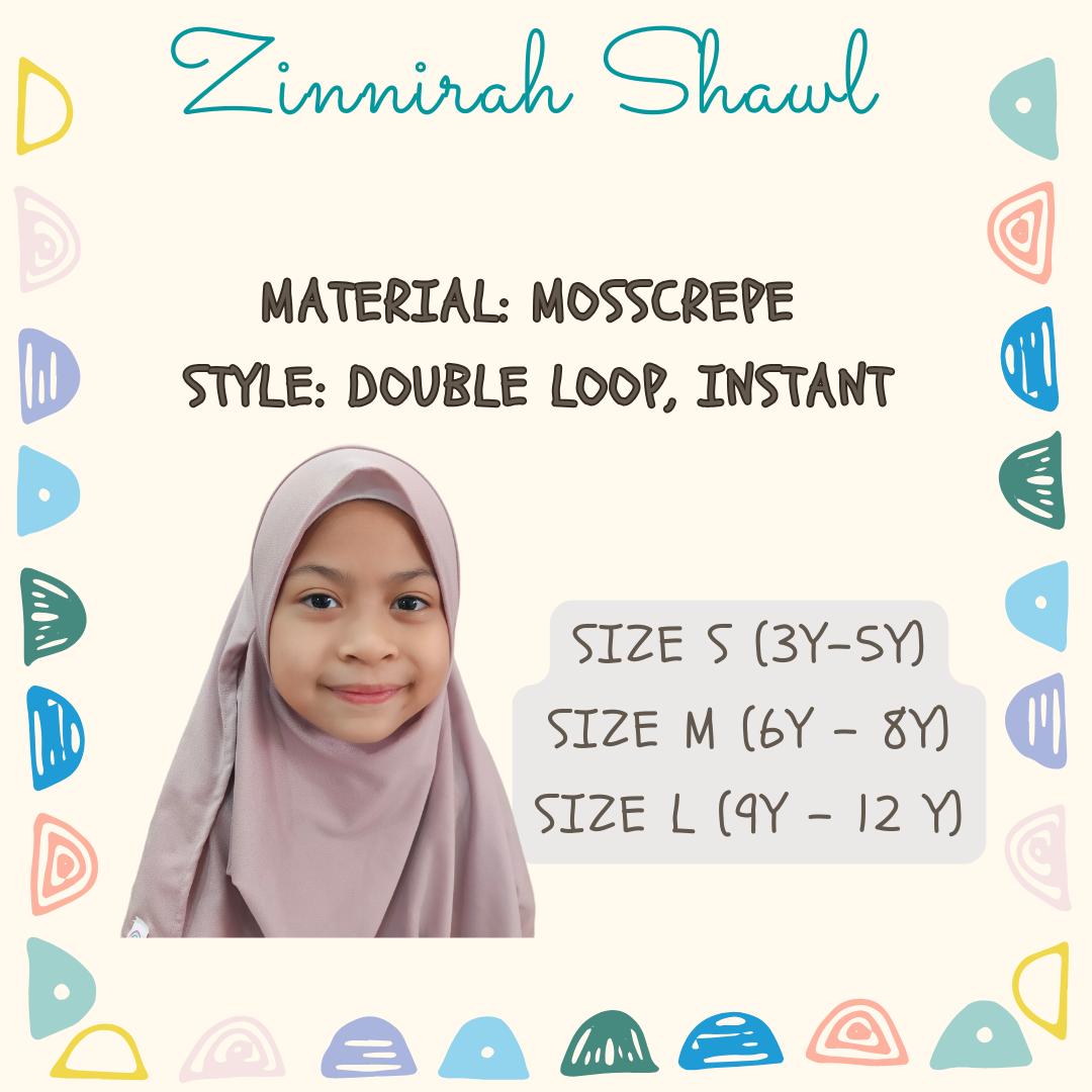 Zinnirah Shawl (New Batch)