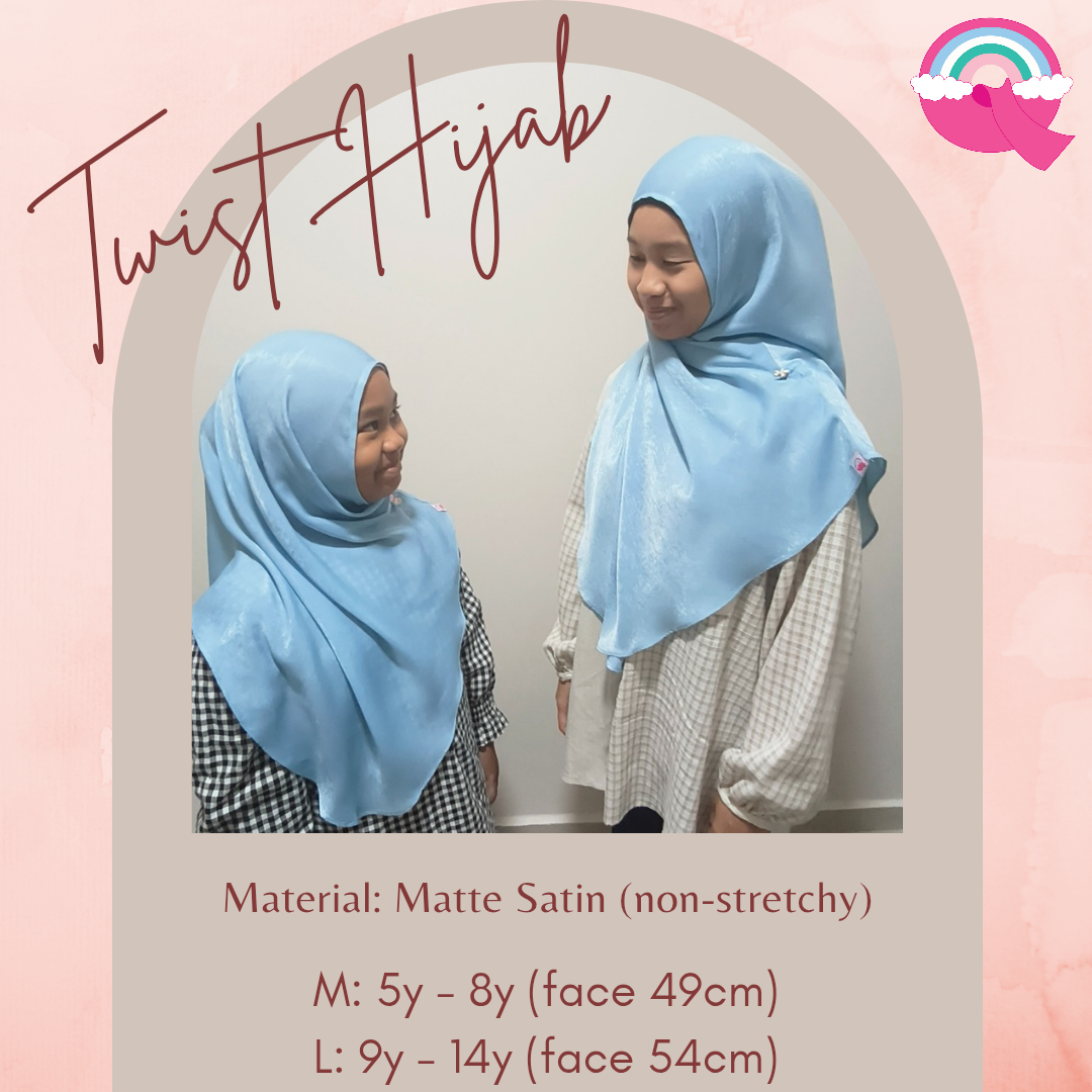 Twist Hijab (Matte Satin)