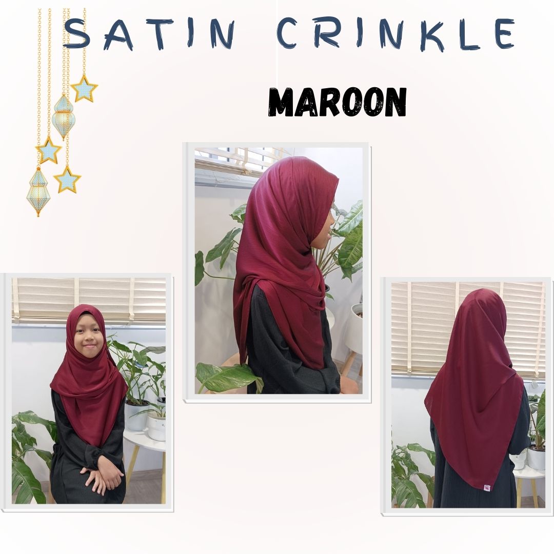 Satin Crinkle Shawl