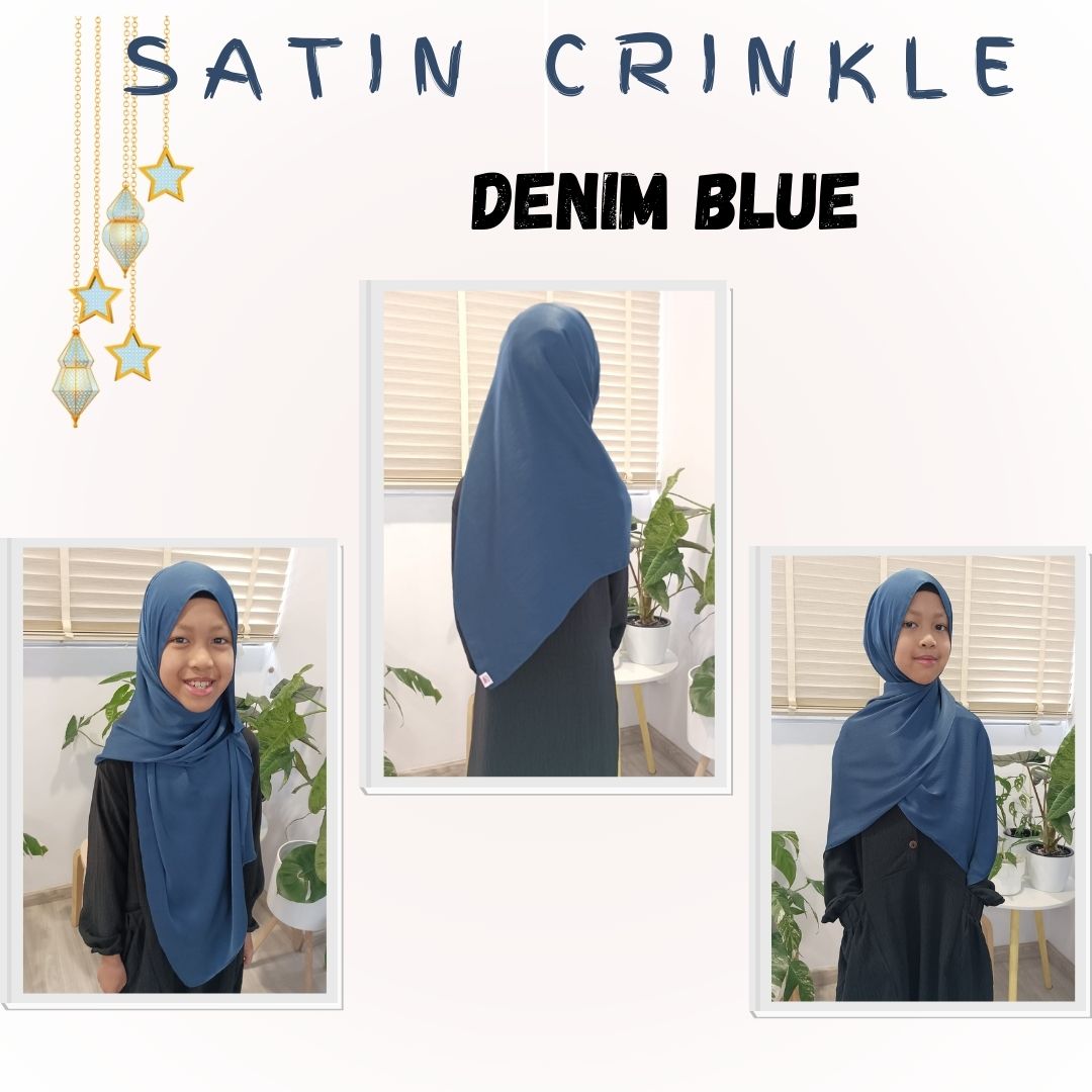 Satin Crinkle Shawl