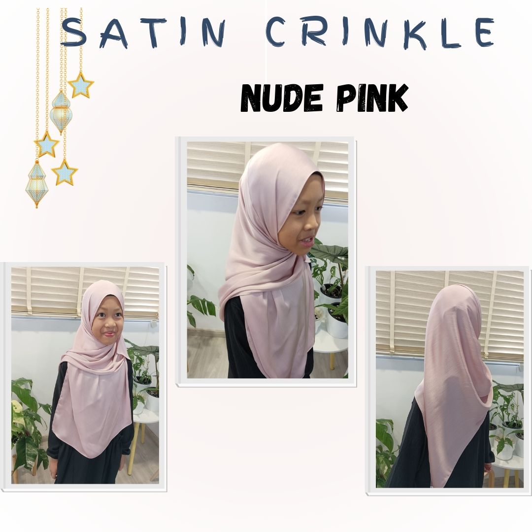 Satin Crinkle Shawl