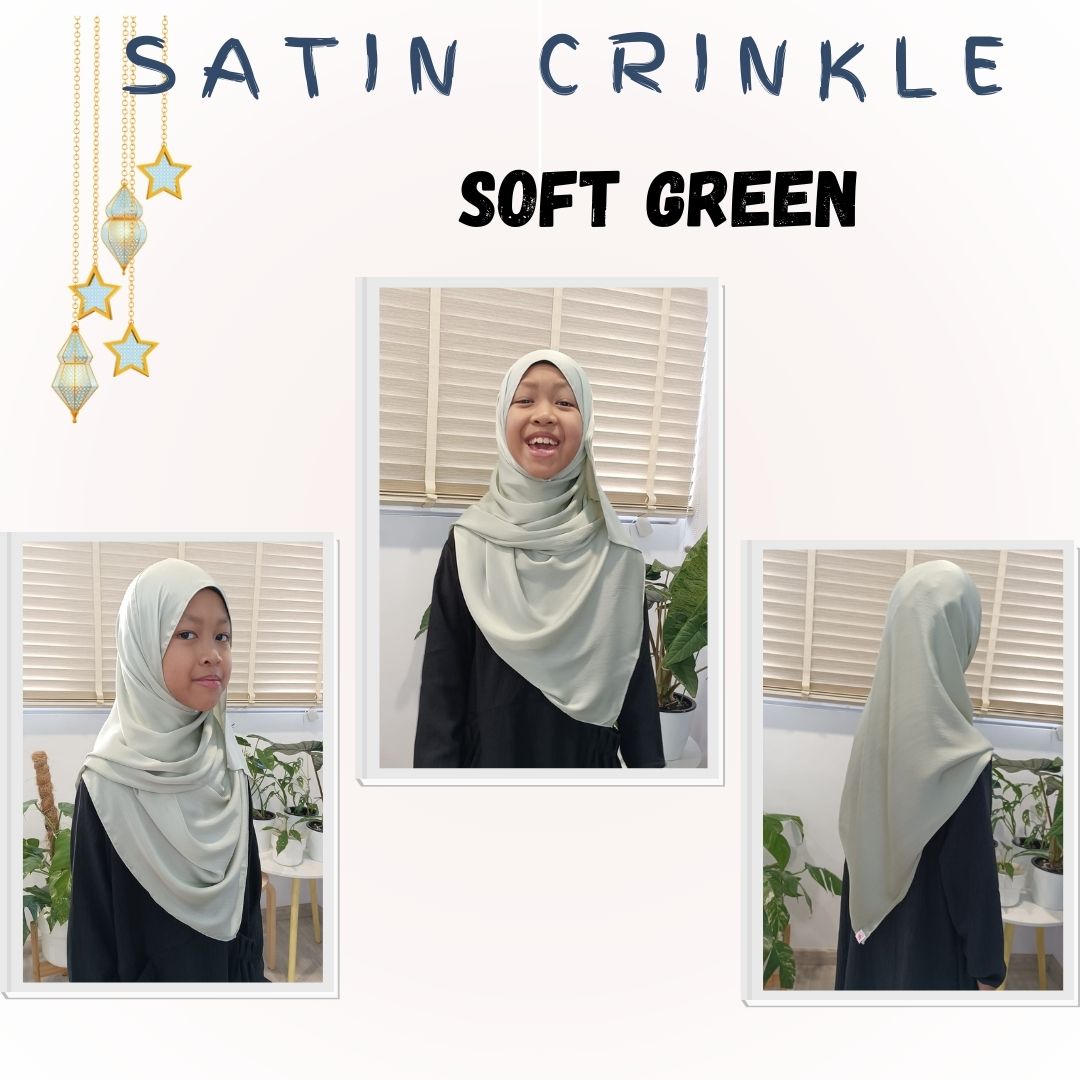 Satin Crinkle Shawl