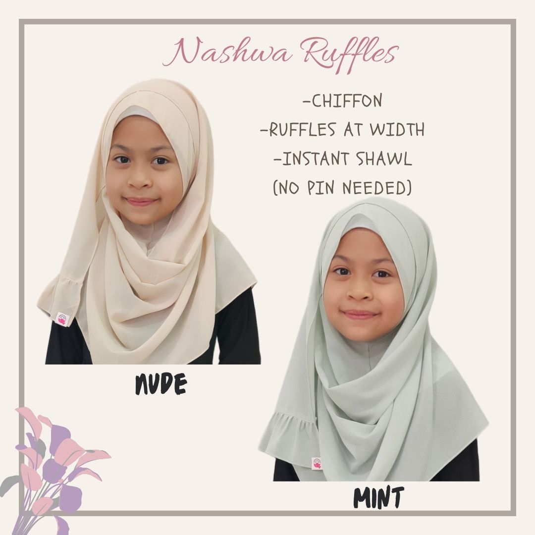 Nashwa Shawl Ruffle