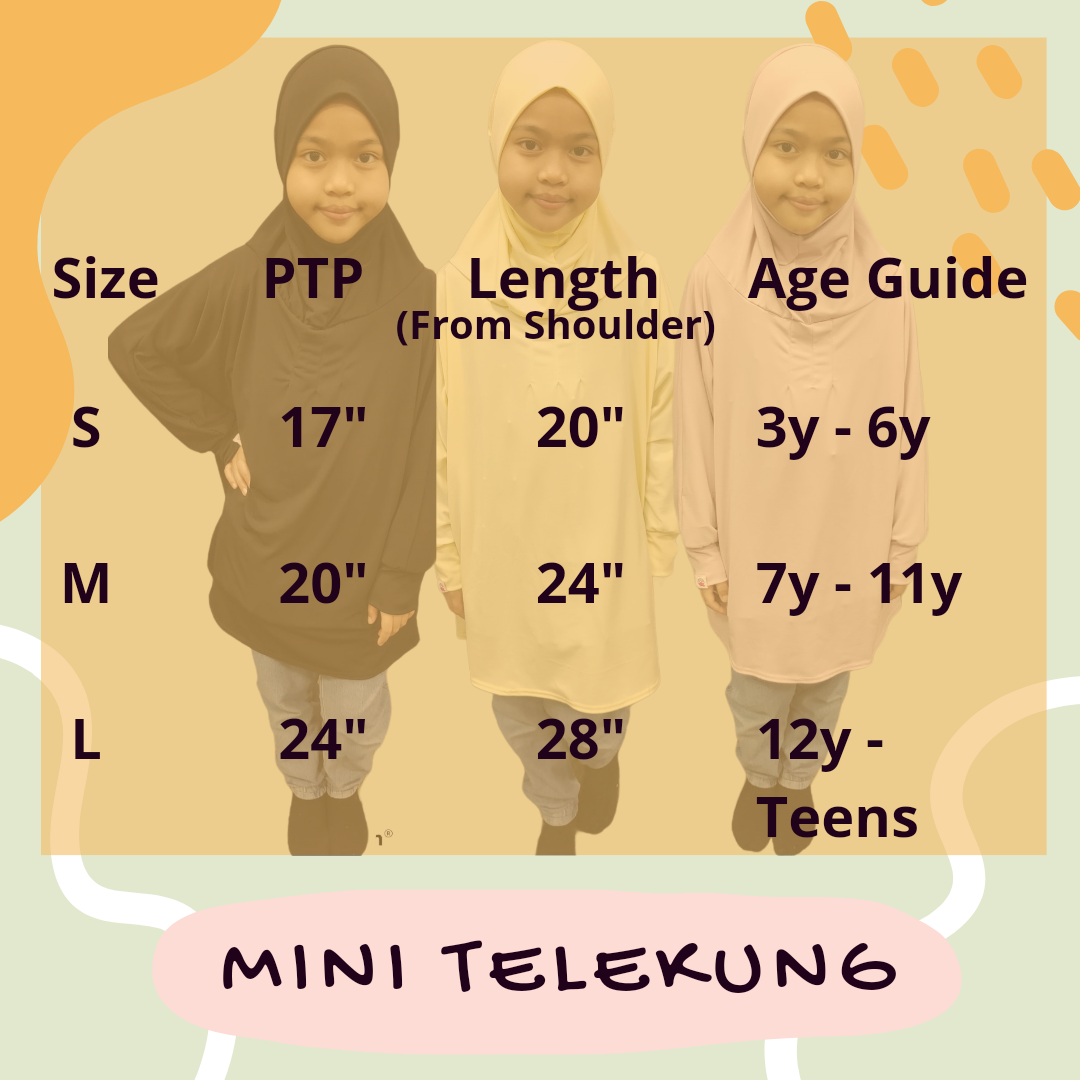 Mini Telekung                             (was $32)