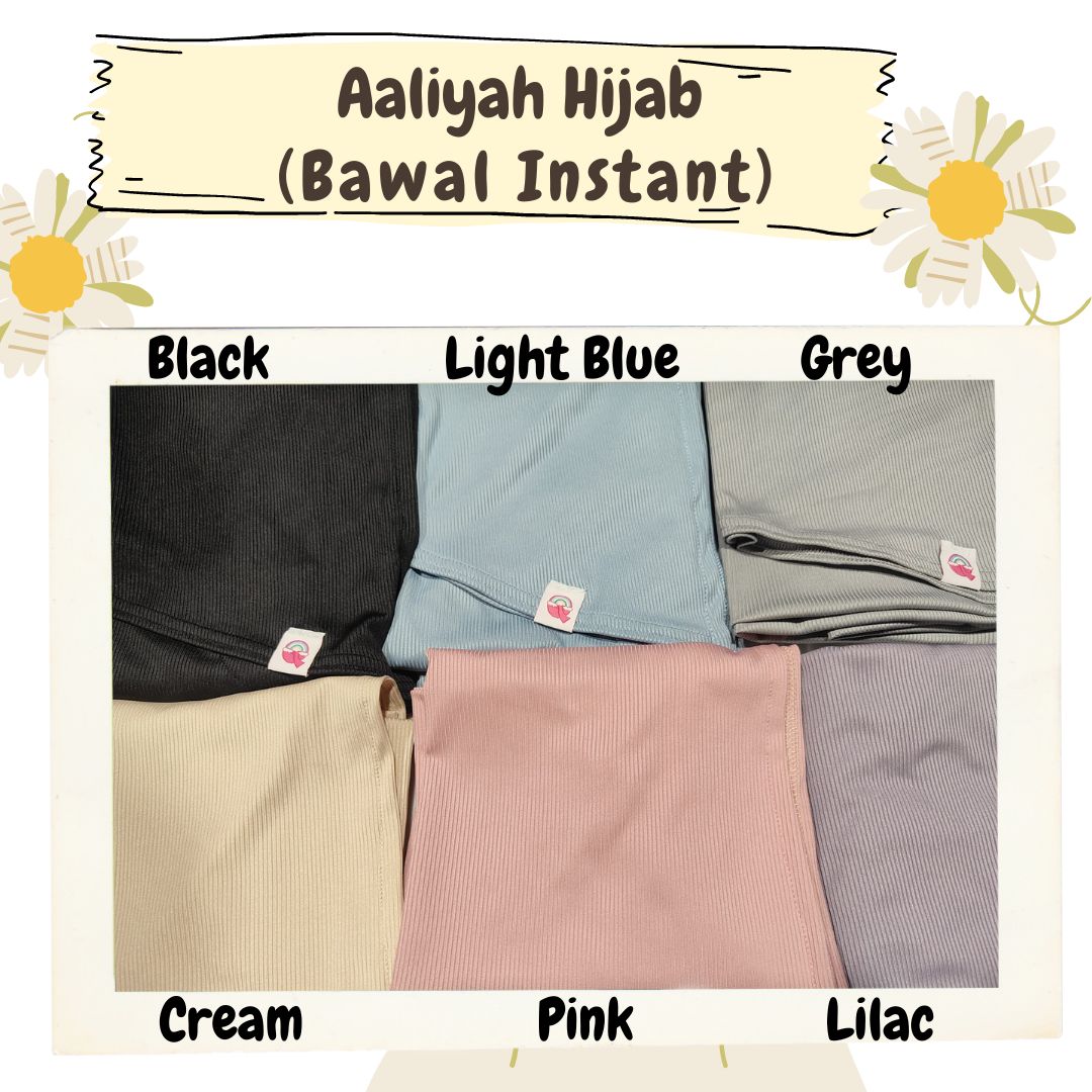 Aaliyah Hijab (Instant Bawal)