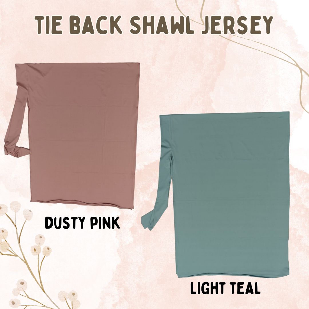 Tie Back Shawl Jersey