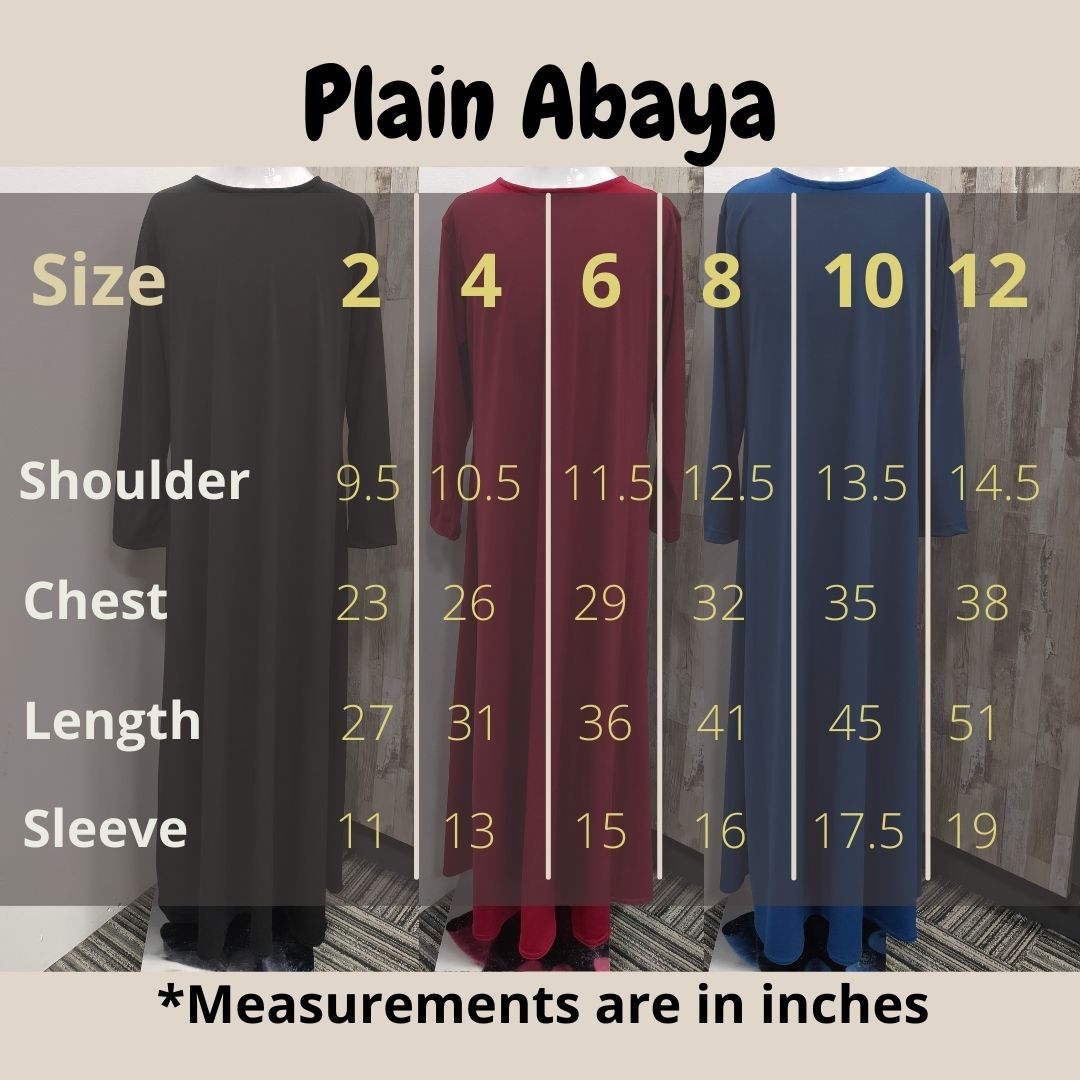 Plain Abaya