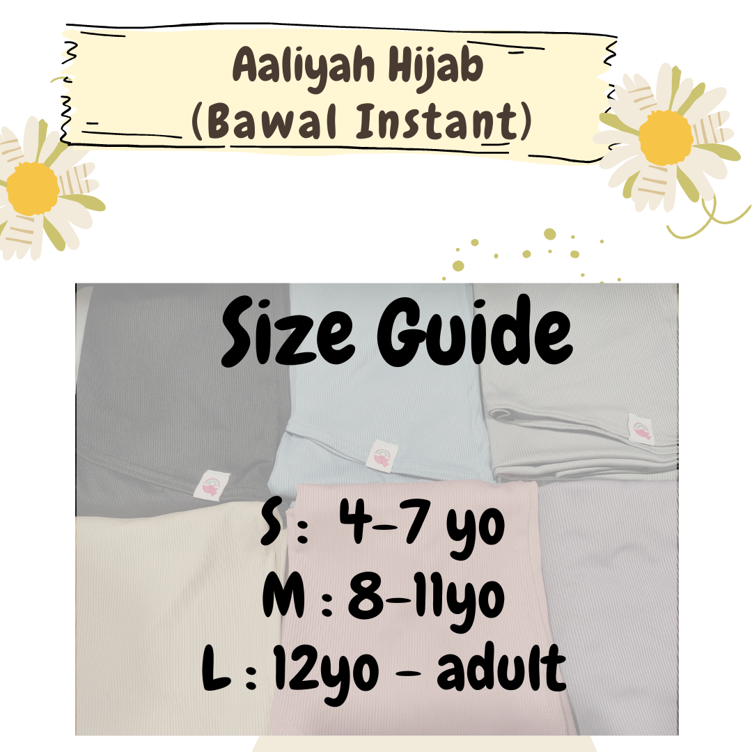 Aaliyah Hijab (Instant Bawal)